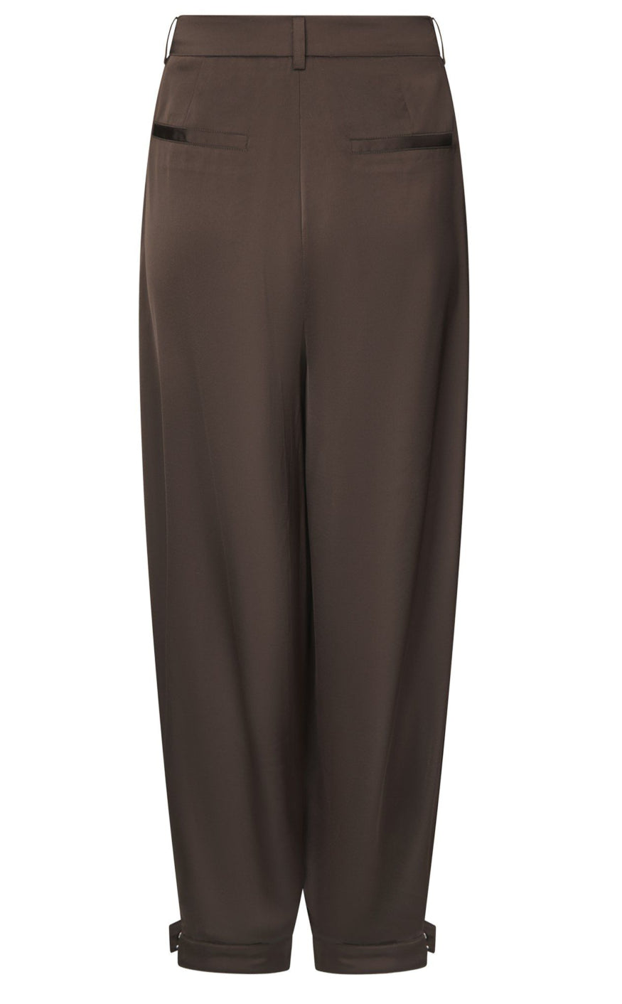 Neo Noir Bukser - Fayla Balloon - Dark Brown