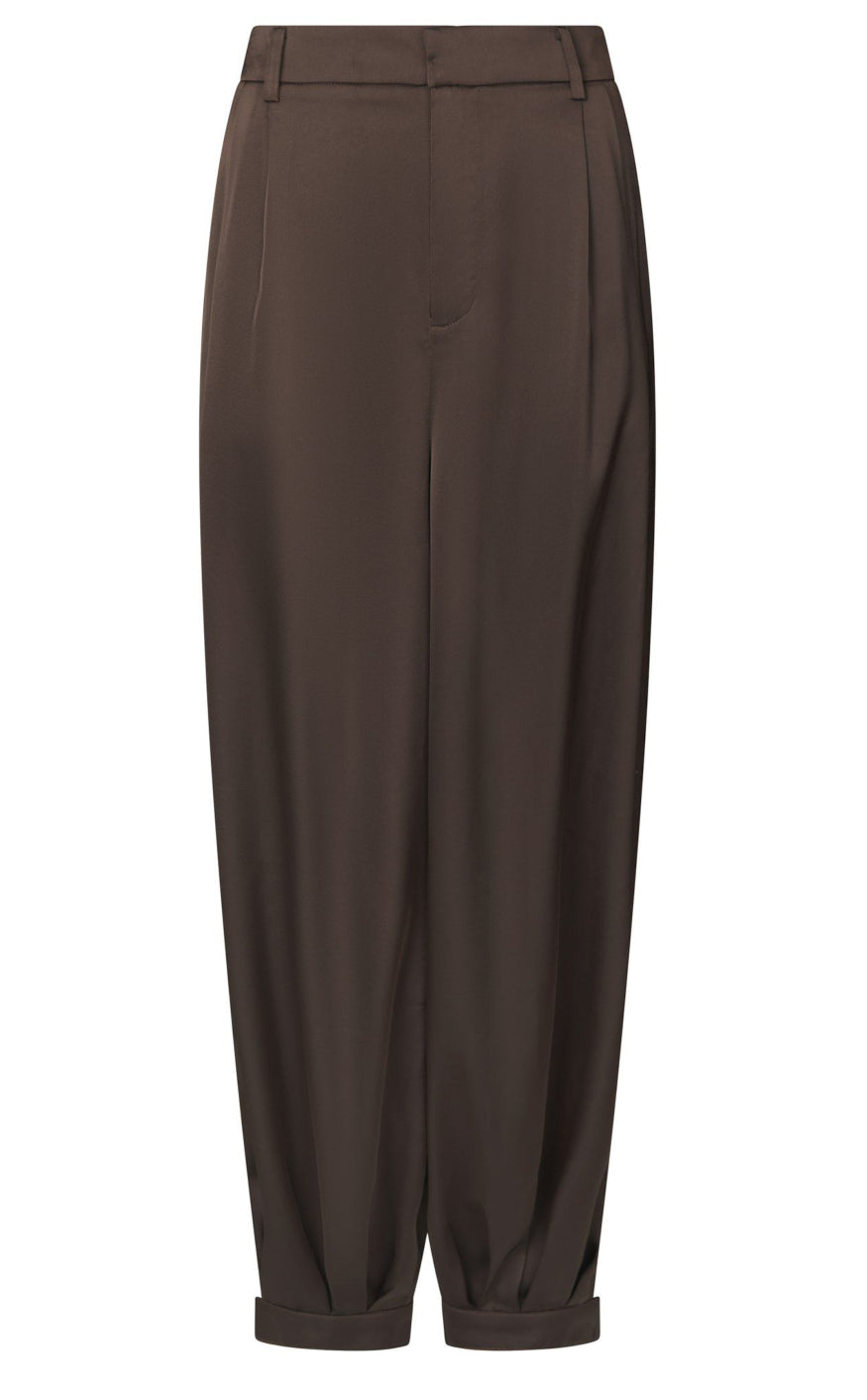 Neo Noir Bukser - Fayla Balloon - Dark Brown