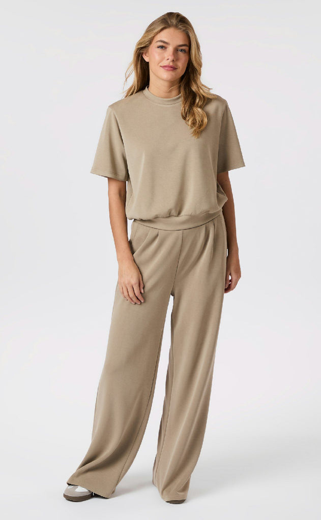 Neo Noir Bukser - Isark Soft Pants - Taupe