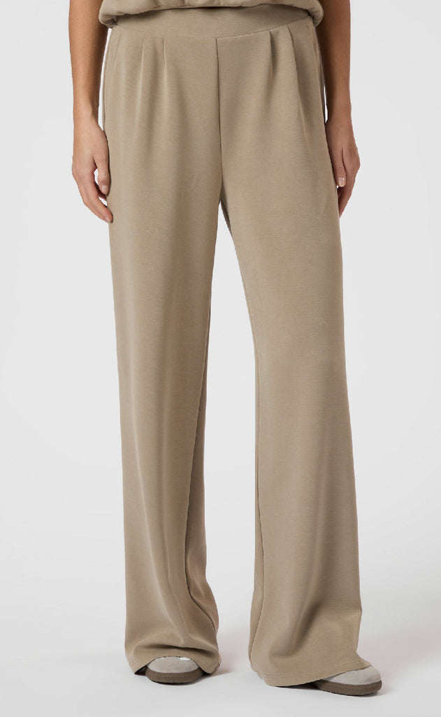 Neo Noir Bukser - Isark Soft Pants - Taupe