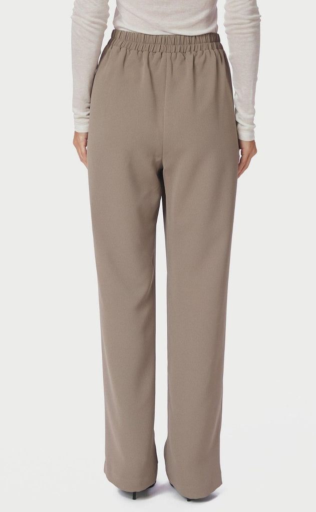 Neo Noir Bukser - Lunet Crepe - Taupe