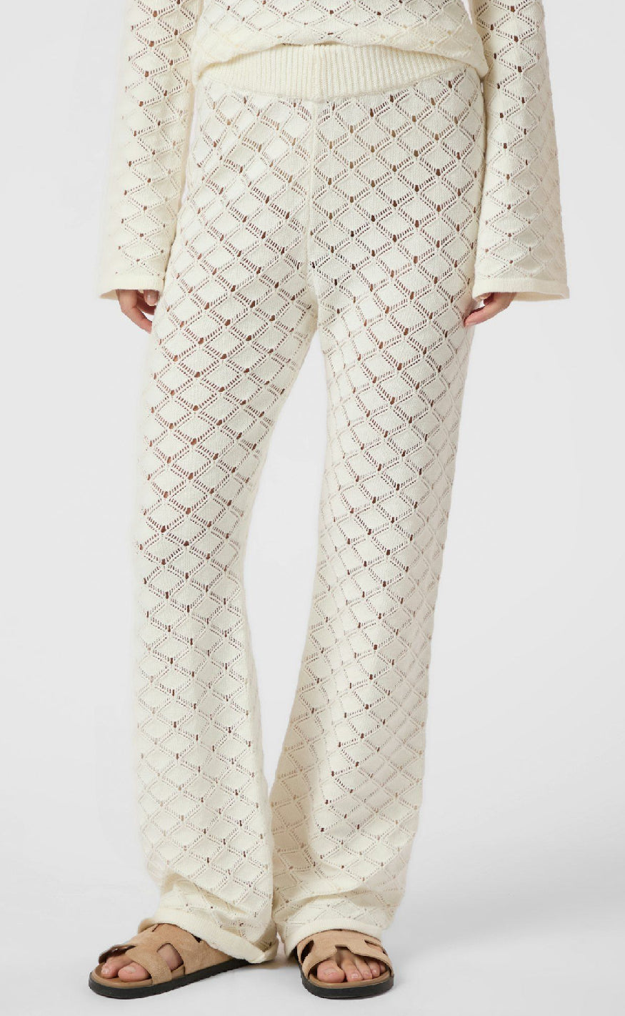 Neo Noir Bukser - Rizzy Crochet - Off White