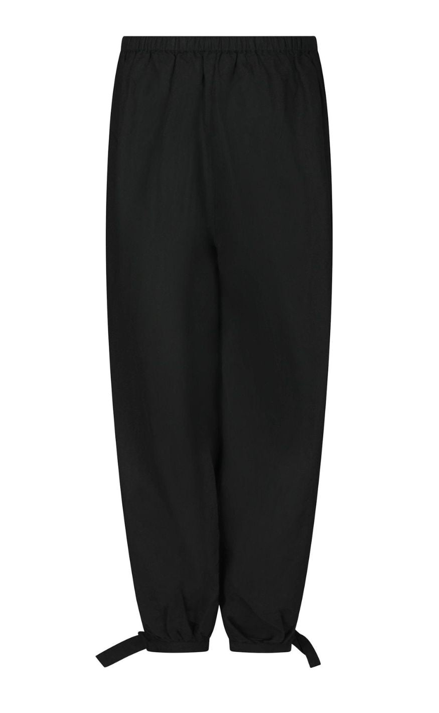 Neo Noir Bukser - Roxane Balloon Linen - Black