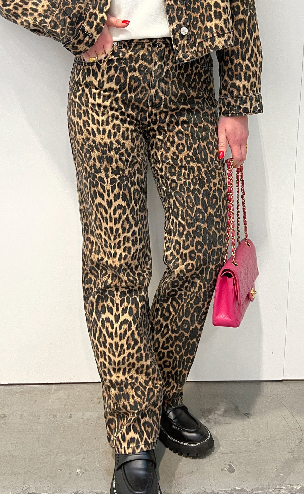 Neo Noir Bukser - Simona - Leopard