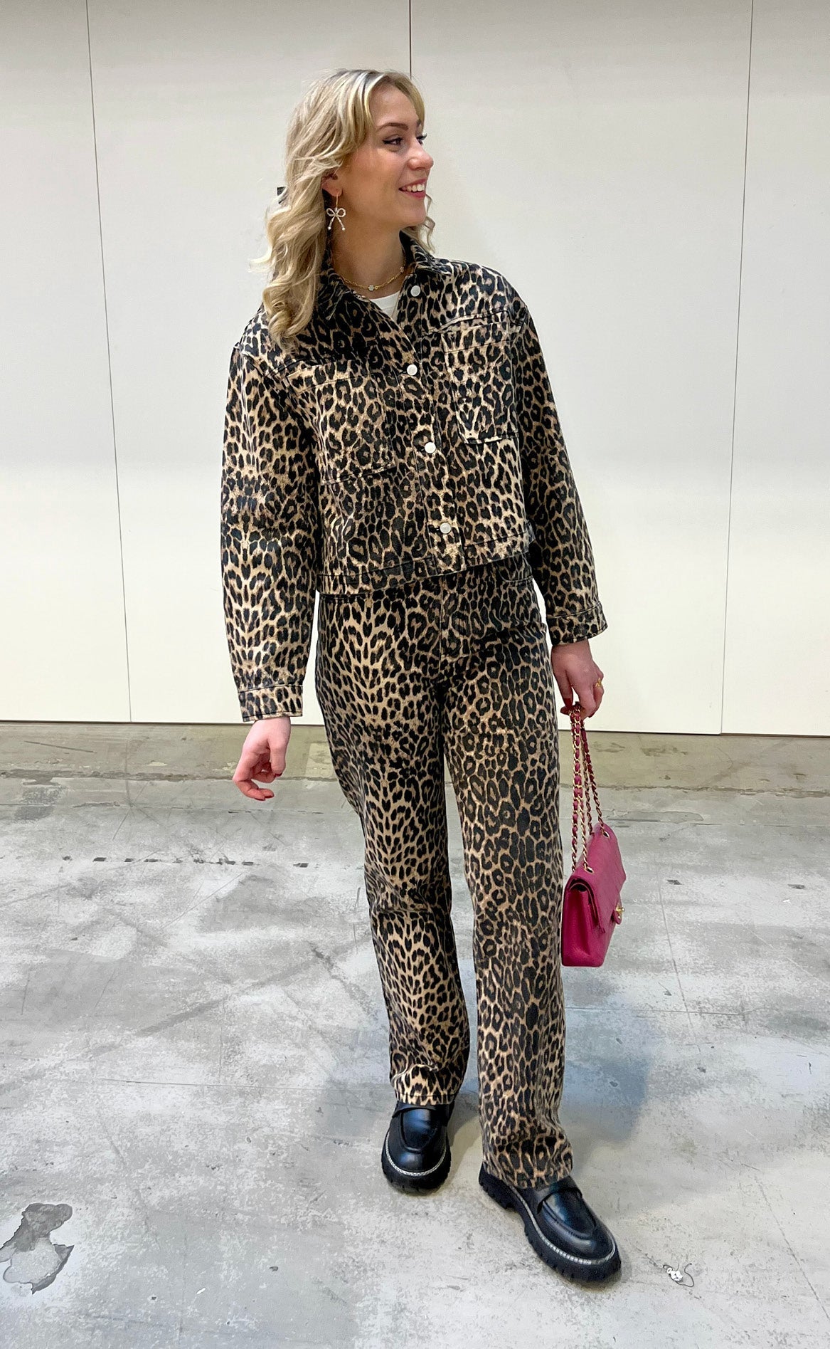 Neo Noir Bukser - Simona - Leopard