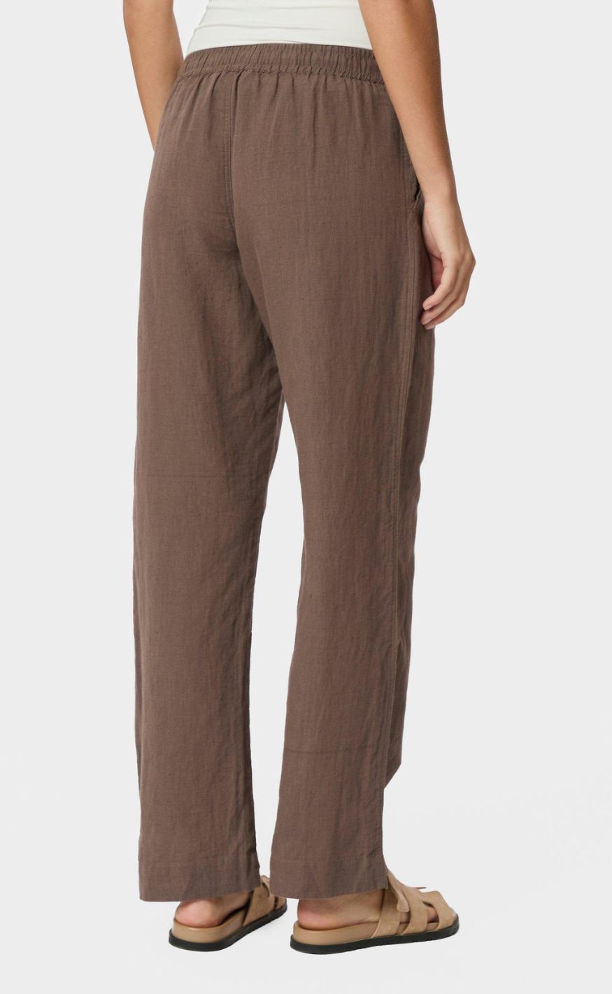 Neo Noir Bukser - Sonar Linen - Brown