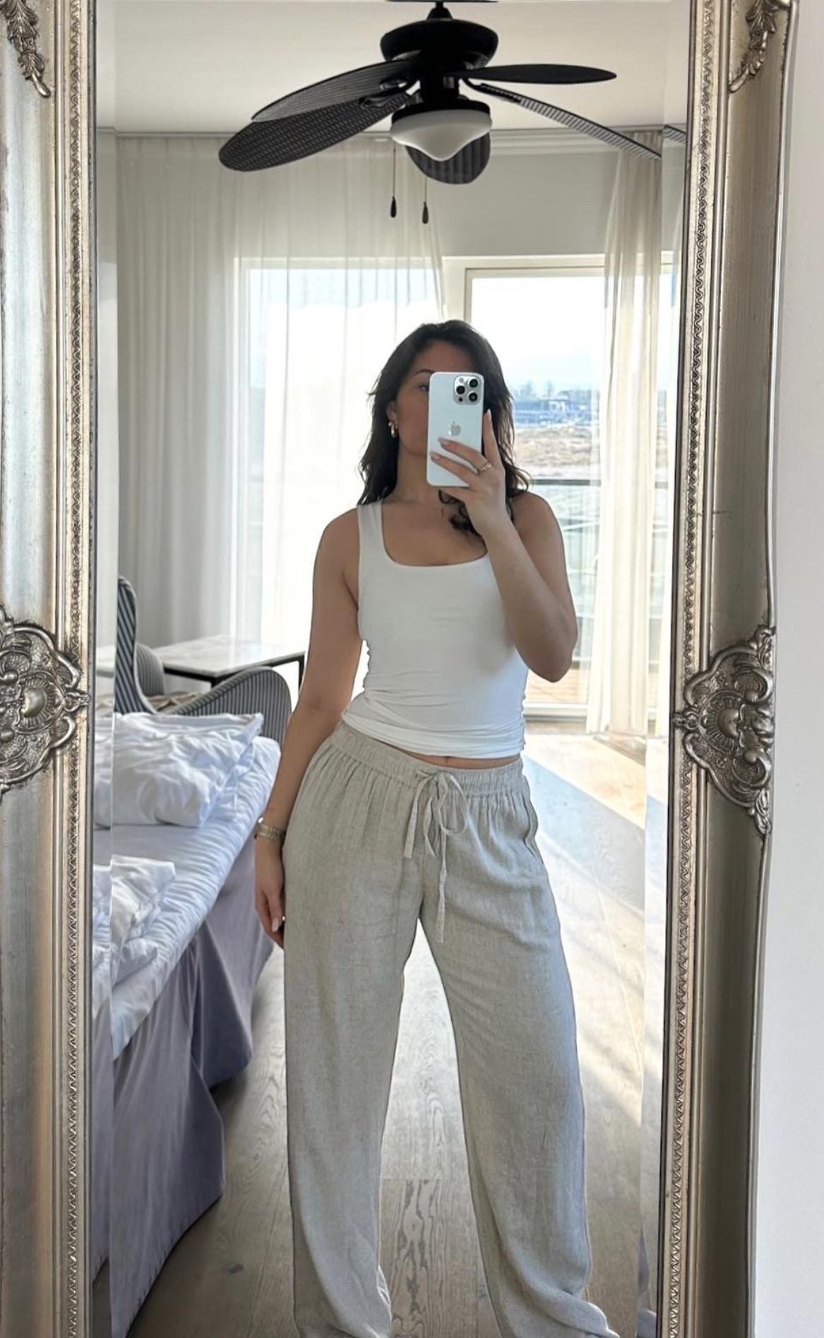 Neo Noir Bukser - Sonar Linen - Sand