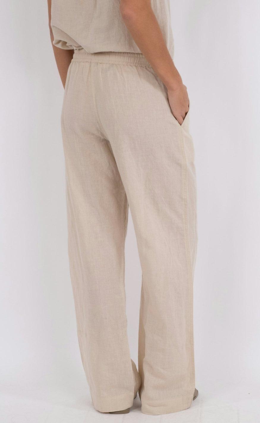Neo Noir Bukser - Sonar Linen - Sand