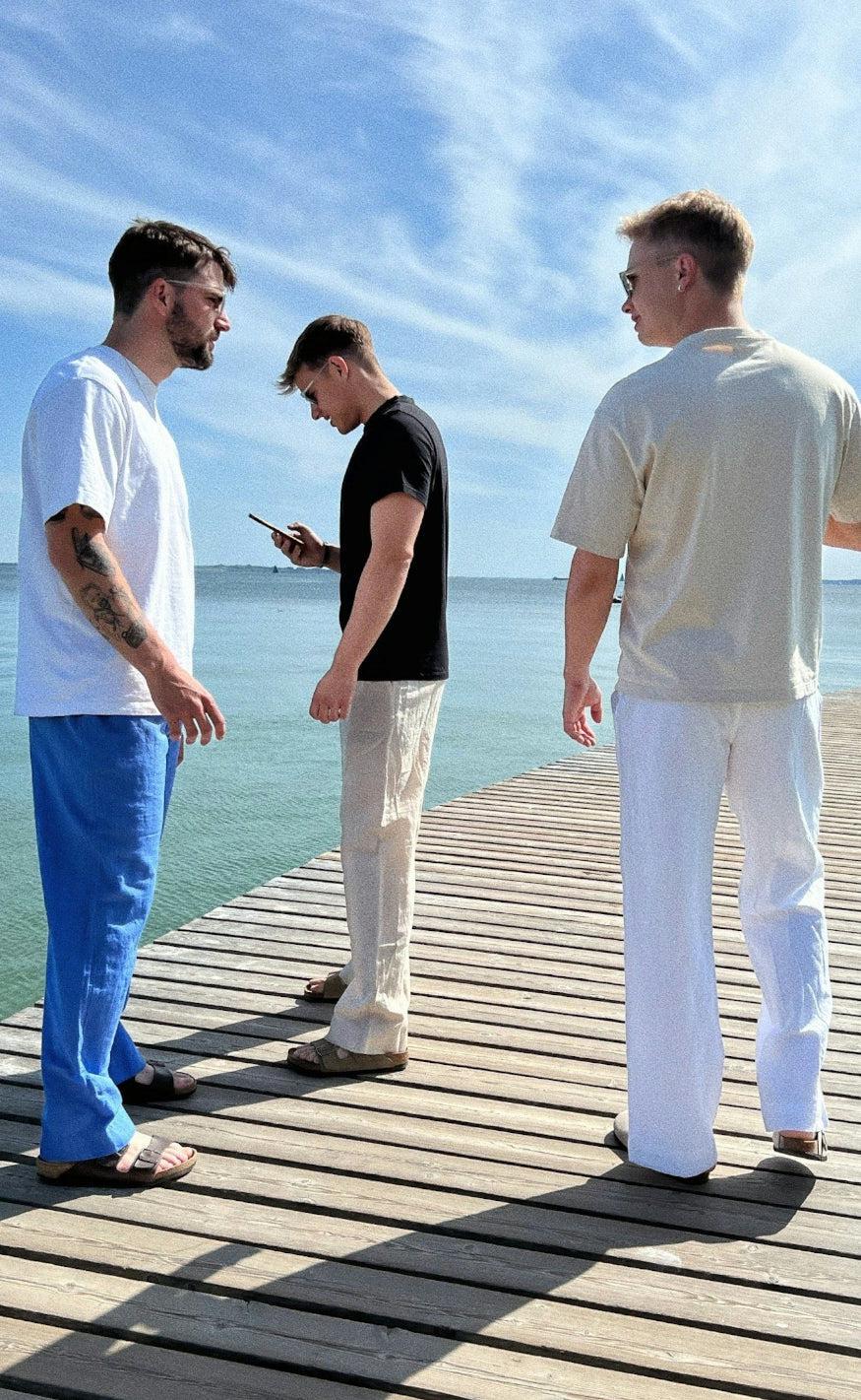 Neo Noir Bukser - Sonar Linen - Sand