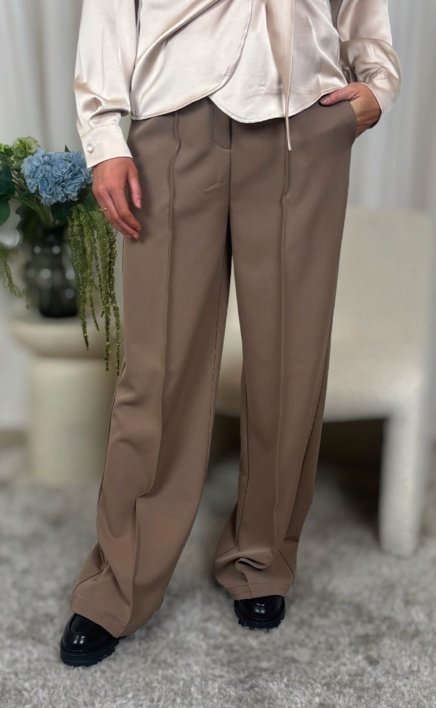 Neo Noir Bukser - Sury Suit - Dusty Brown