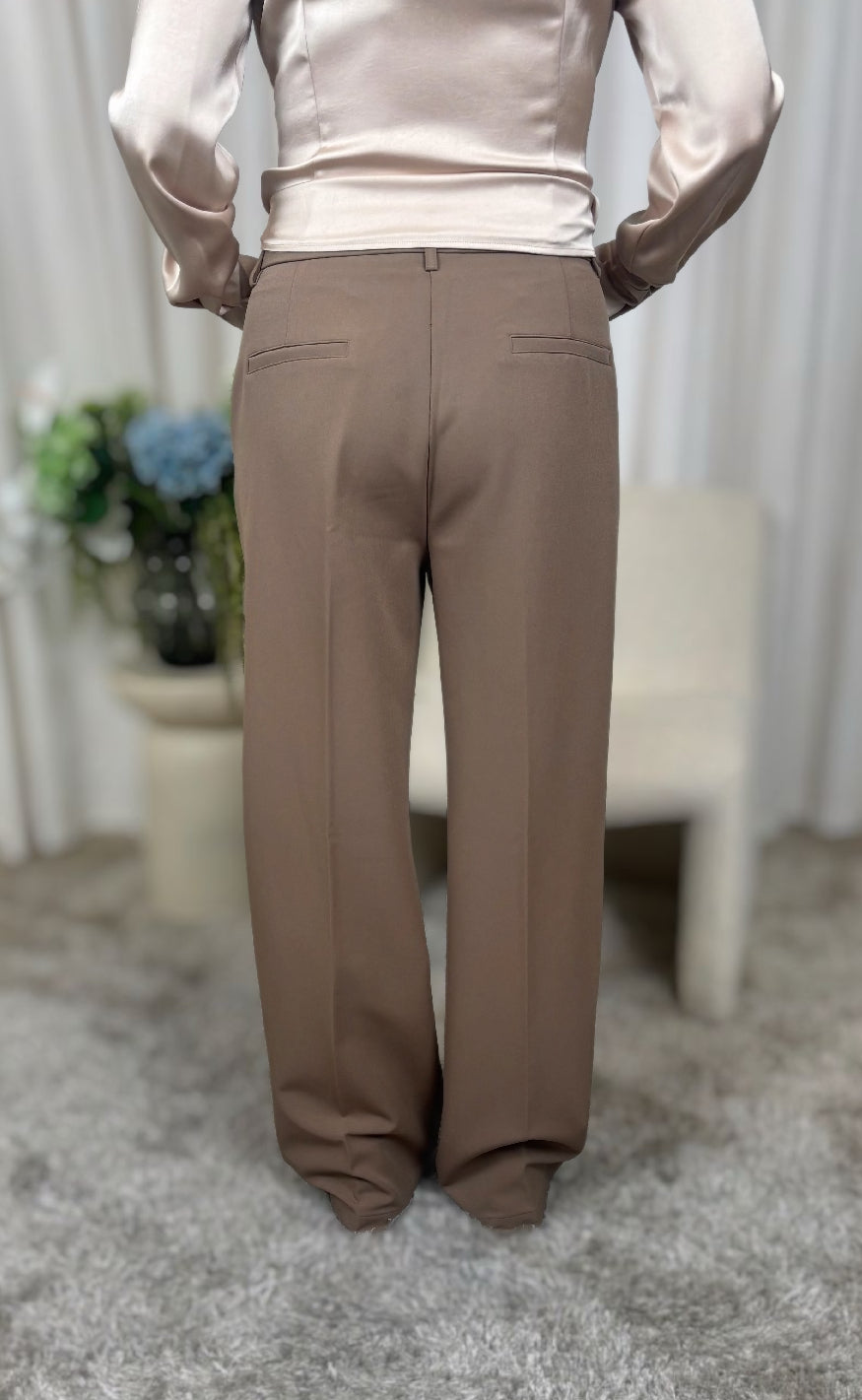 Neo Noir Bukser - Sury Suit - Dusty Brown