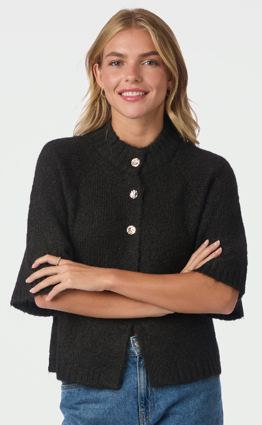 Neo Noir Cardigan - Benuta - Dark Brown