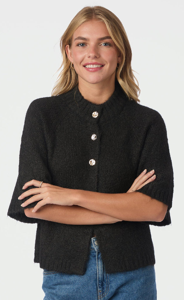 Neo Noir Cardigan - Benuta - Dark Brown