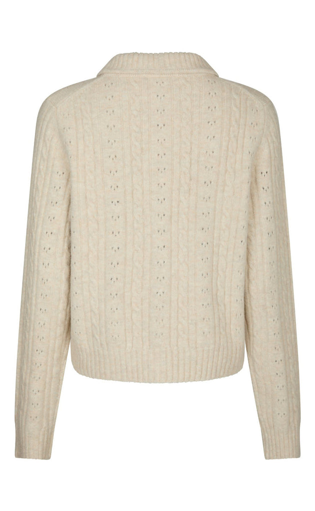 Neo Noir Cardigan - Emelie - Ivory