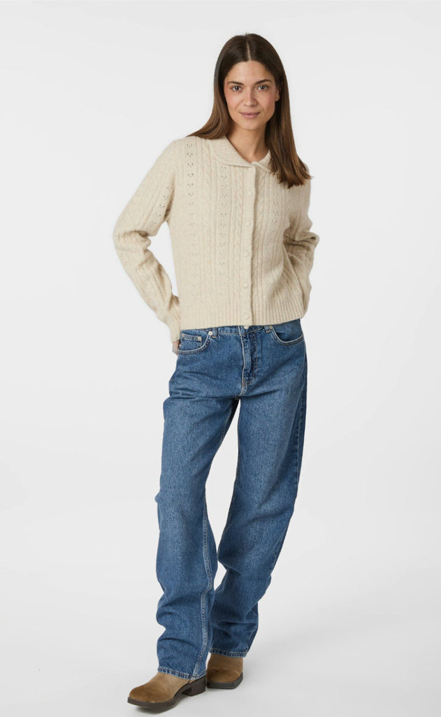 Neo Noir Cardigan - Emelie - Ivory