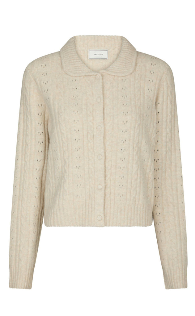 Neo Noir Cardigan - Emelie - Ivory