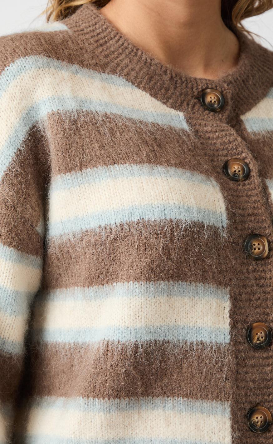 Neo Noir Cardigan - Kunura - Brown
