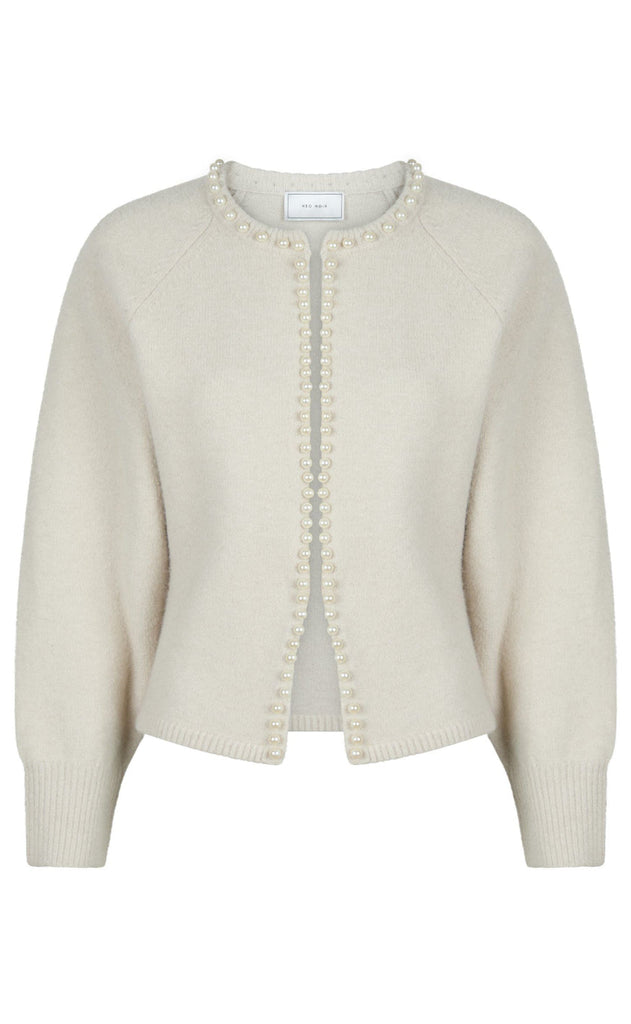 Neo Noir Cardigan - Lilly Pearl - Ivory