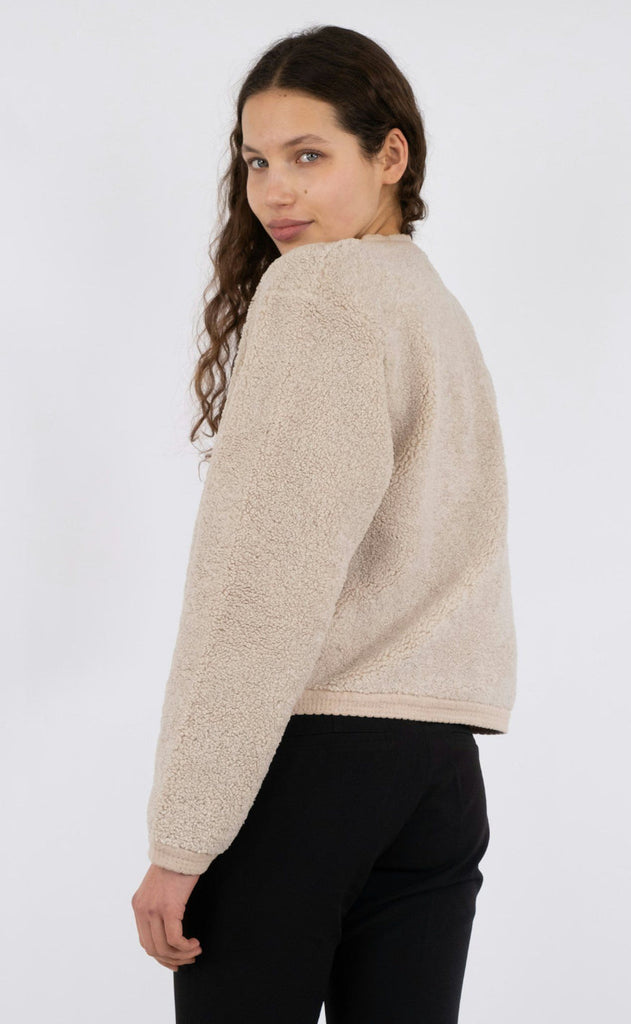 Neo Noir Cardigan - Limo Fluffy - Sand