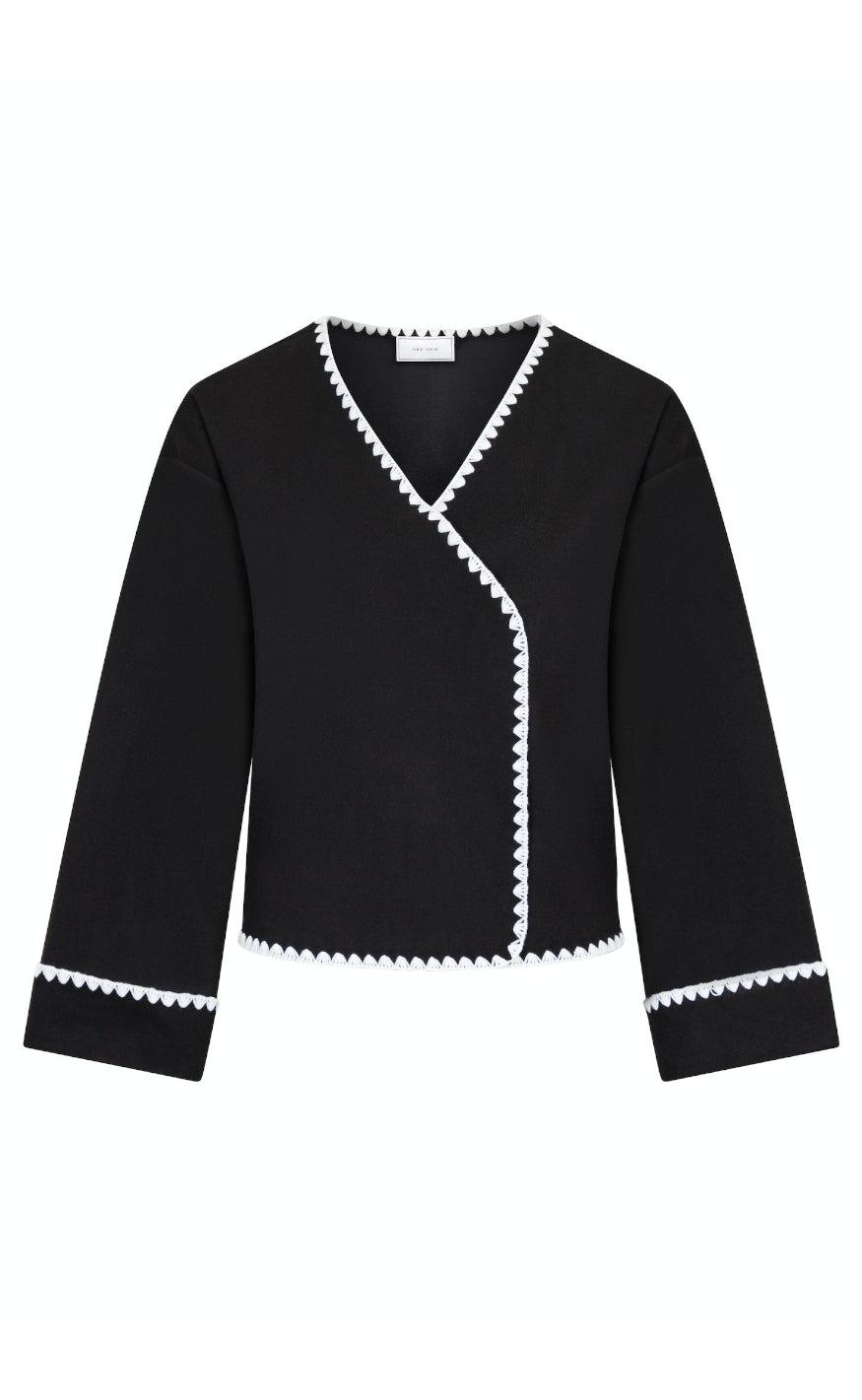 Neo Noir Cardigan - Malikka - Black
