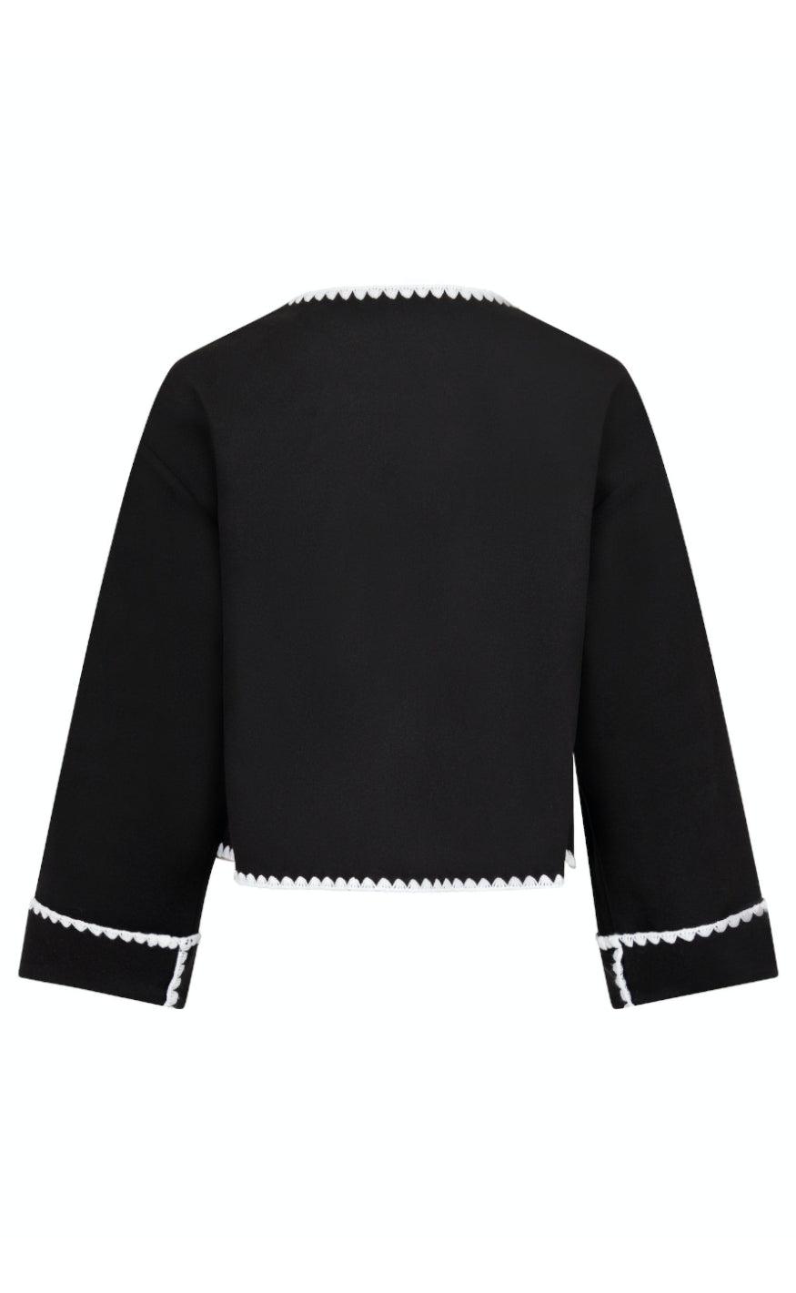 Neo Noir Cardigan - Malikka - Black
