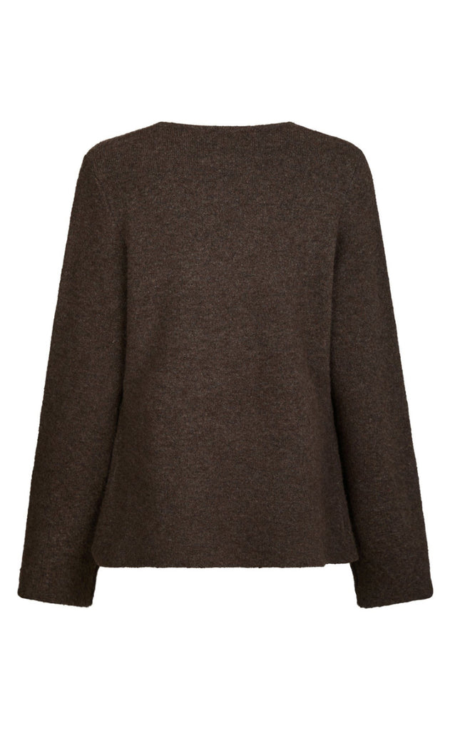 Neo Noir Cardigan - Marie Louise - Brown Melange