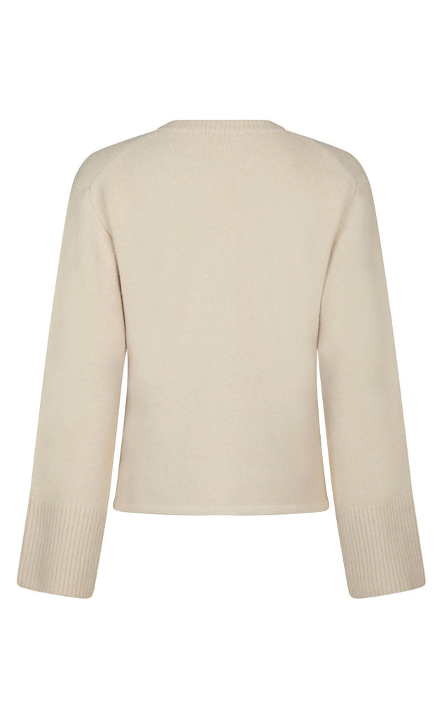 Neo Noir Cardigan - Mixie - Ivory