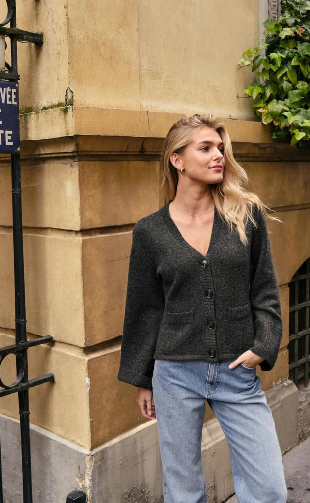 Neo Noir Cardigan - Pixie - Antracit
