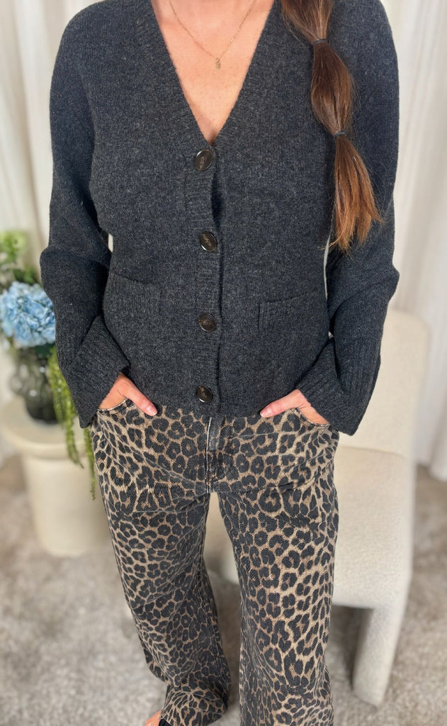 Neo Noir Cardigan - Pixie - Antracit