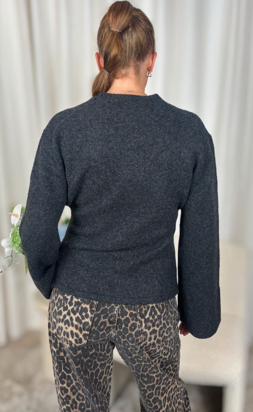 Neo Noir Cardigan - Pixie - Antracit