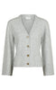 Neo Noir Cardigan - Pixie - Light Grey Melange