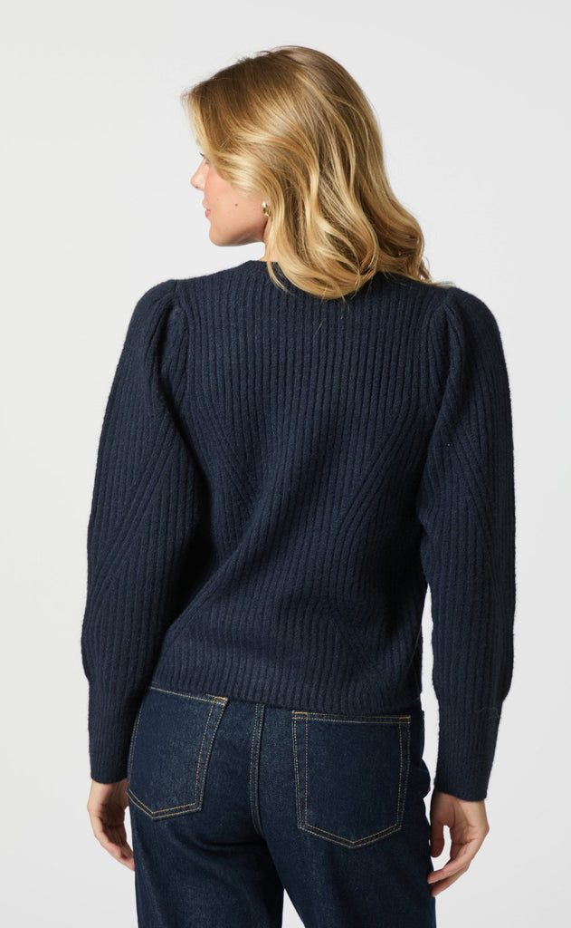 Neo Noir Cardigan - Puli - Navy