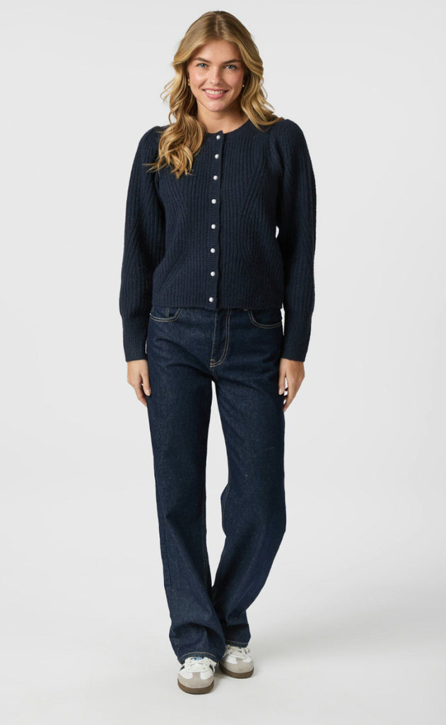 Neo Noir Cardigan - Puli - Navy