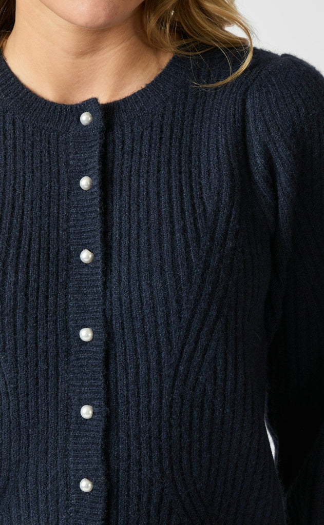 Neo Noir Cardigan - Puli - Navy