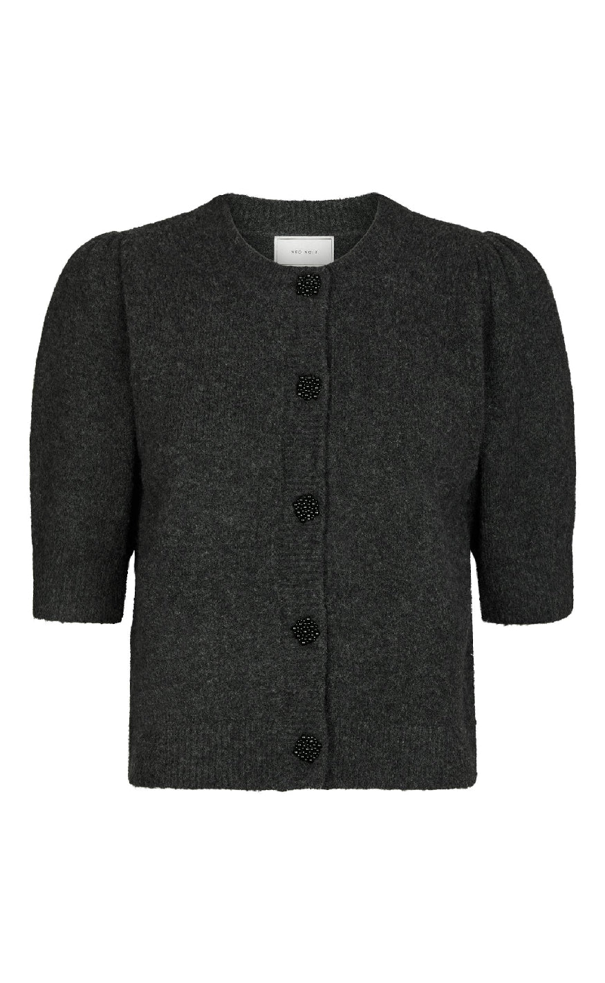 Neo Noir Cardigan - Trudy - Antracit Melange