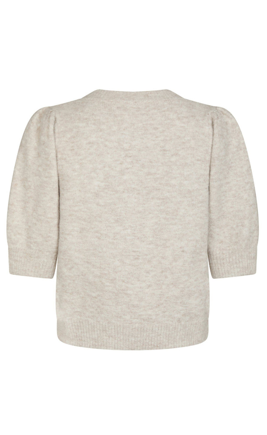 Neo Noir Cardigan - Trudy - Beige Melange