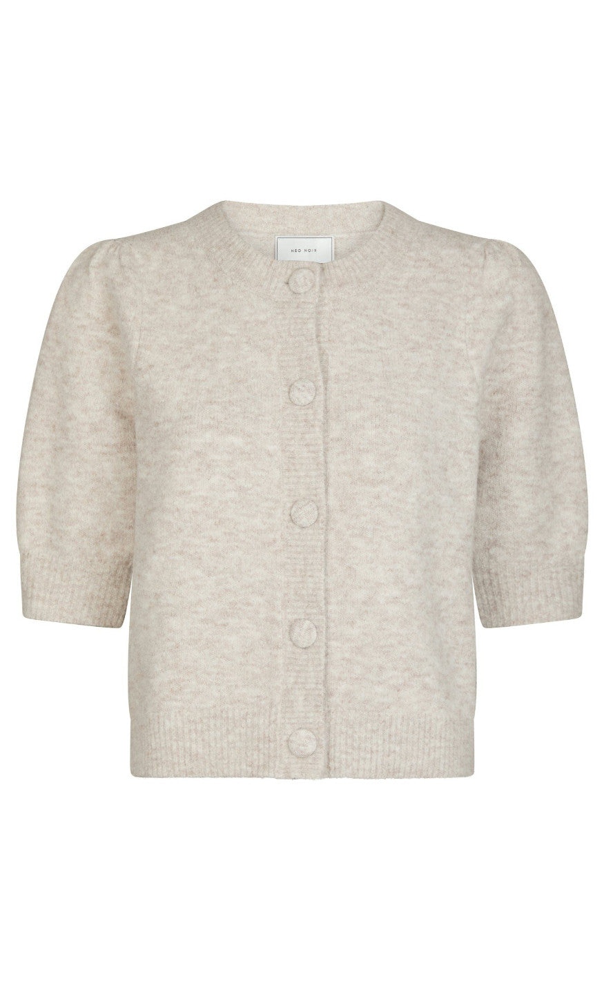 Neo Noir Cardigan - Trudy - Beige Melange