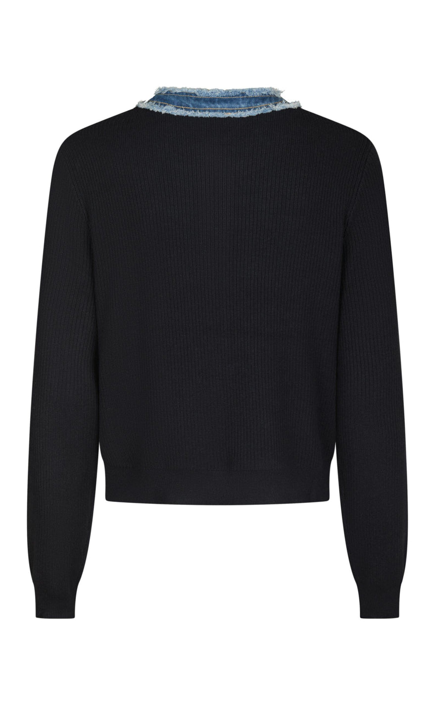 Neo Noir Cardigan - Zelma Denim - Navy