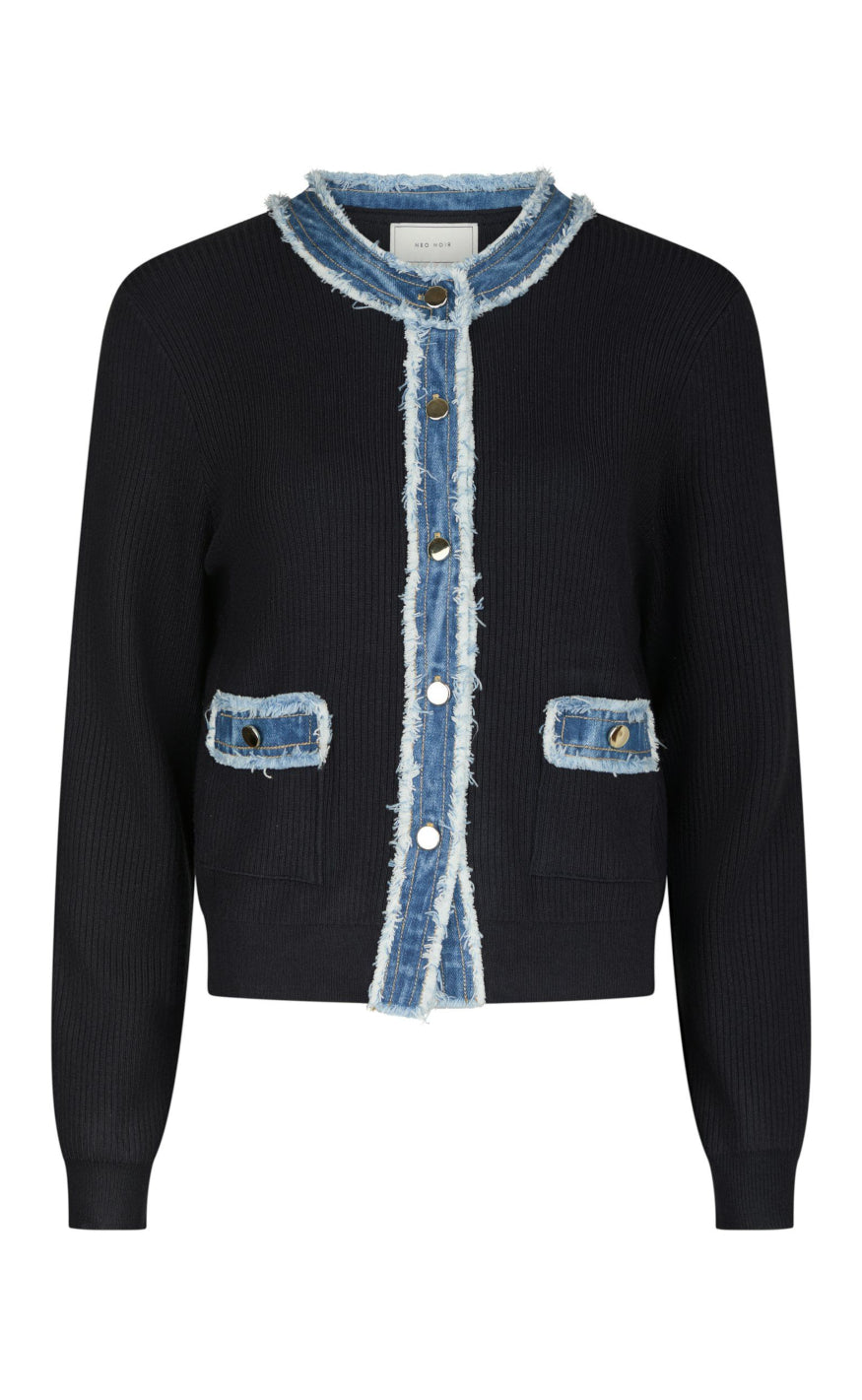 Neo Noir Cardigan - Zelma Denim - Navy