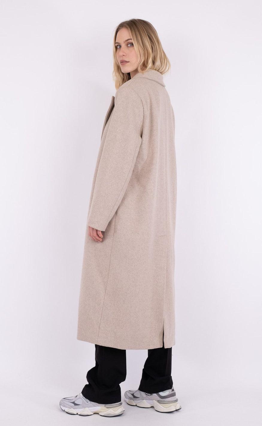 Neo Noir Frakke - Williams - Beige Melange
