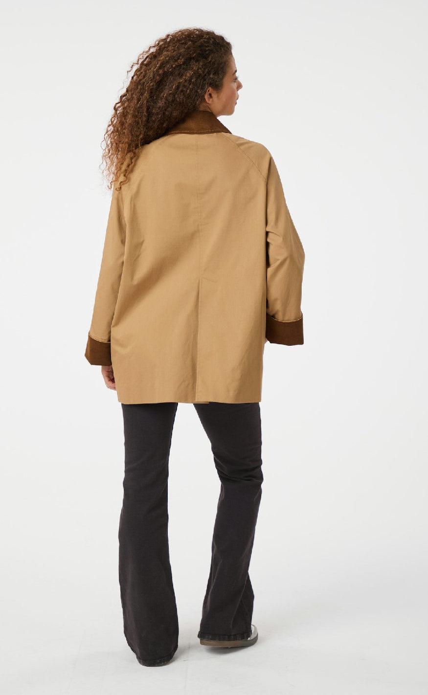 Neo Noir Jakke - Anastacia Cord - Dark Tan