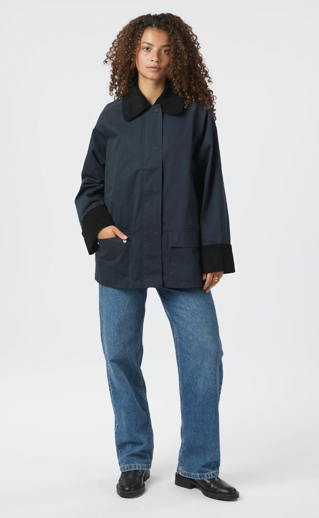 Neo Noir Jakke - Anastacia Cord - Navy