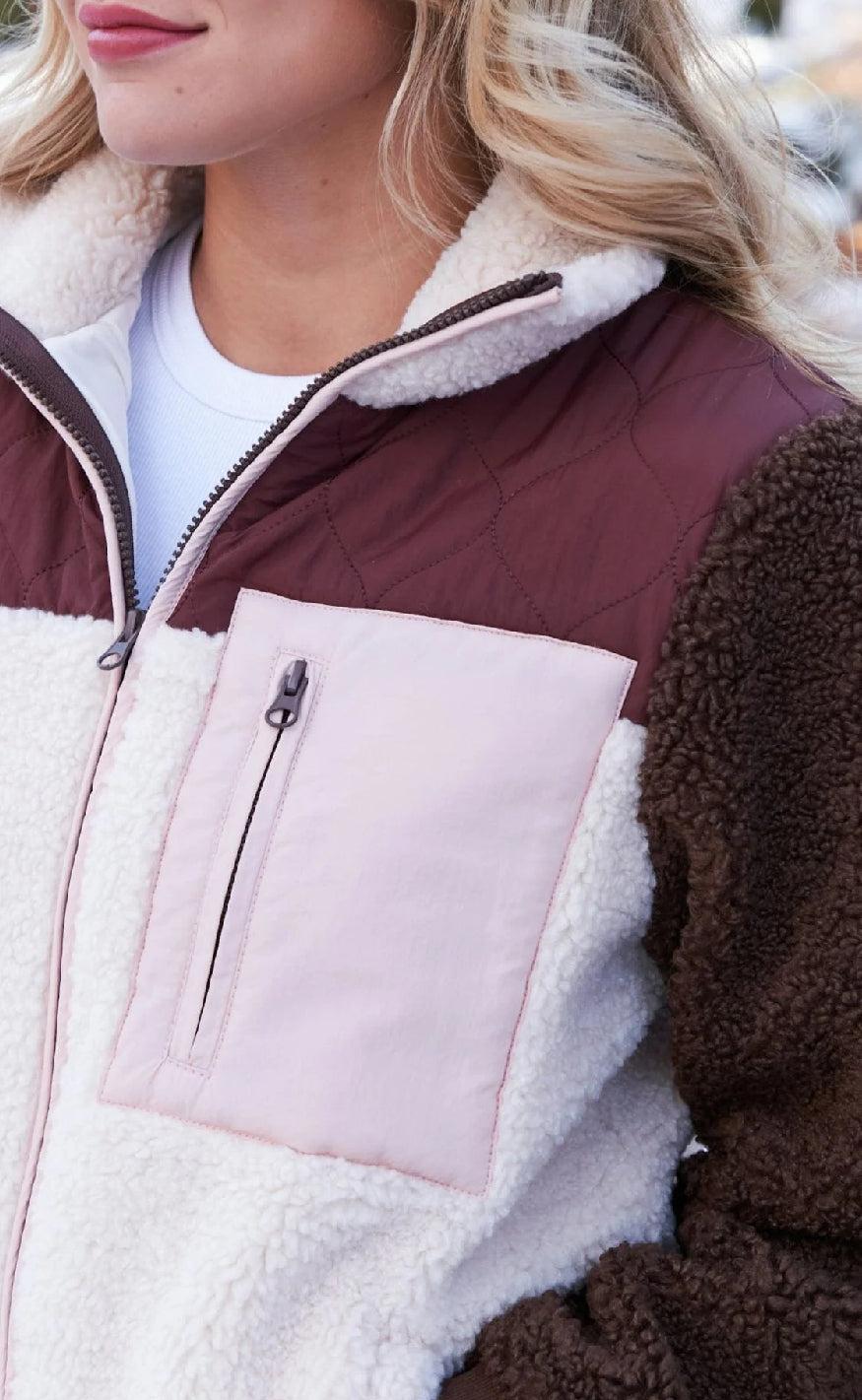 Neo Noir Jakke - Eagle Teddy - Burgundy