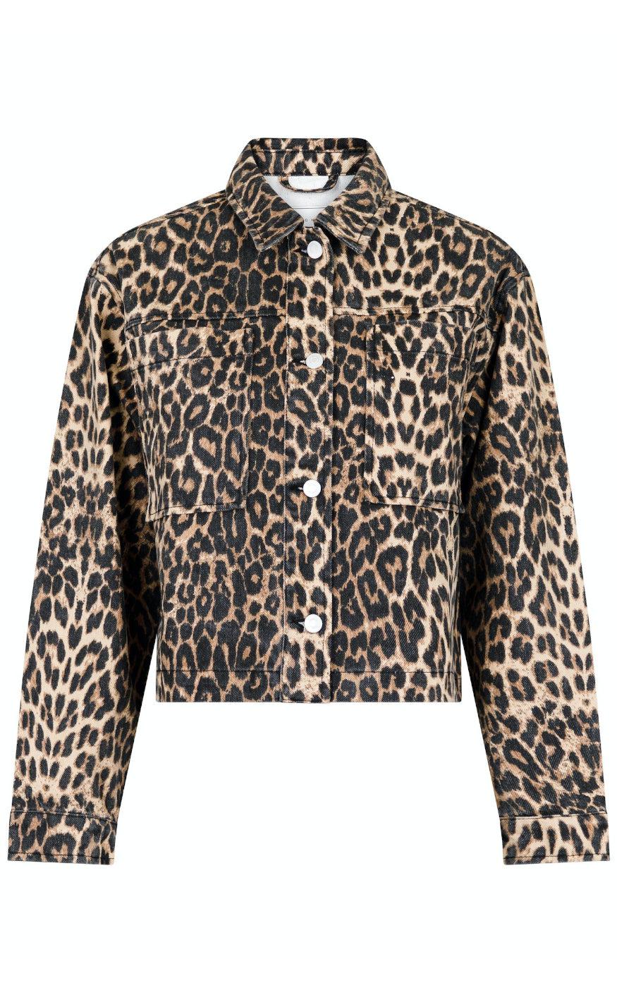 Neo Noir Jakke - Emilia - Leopard