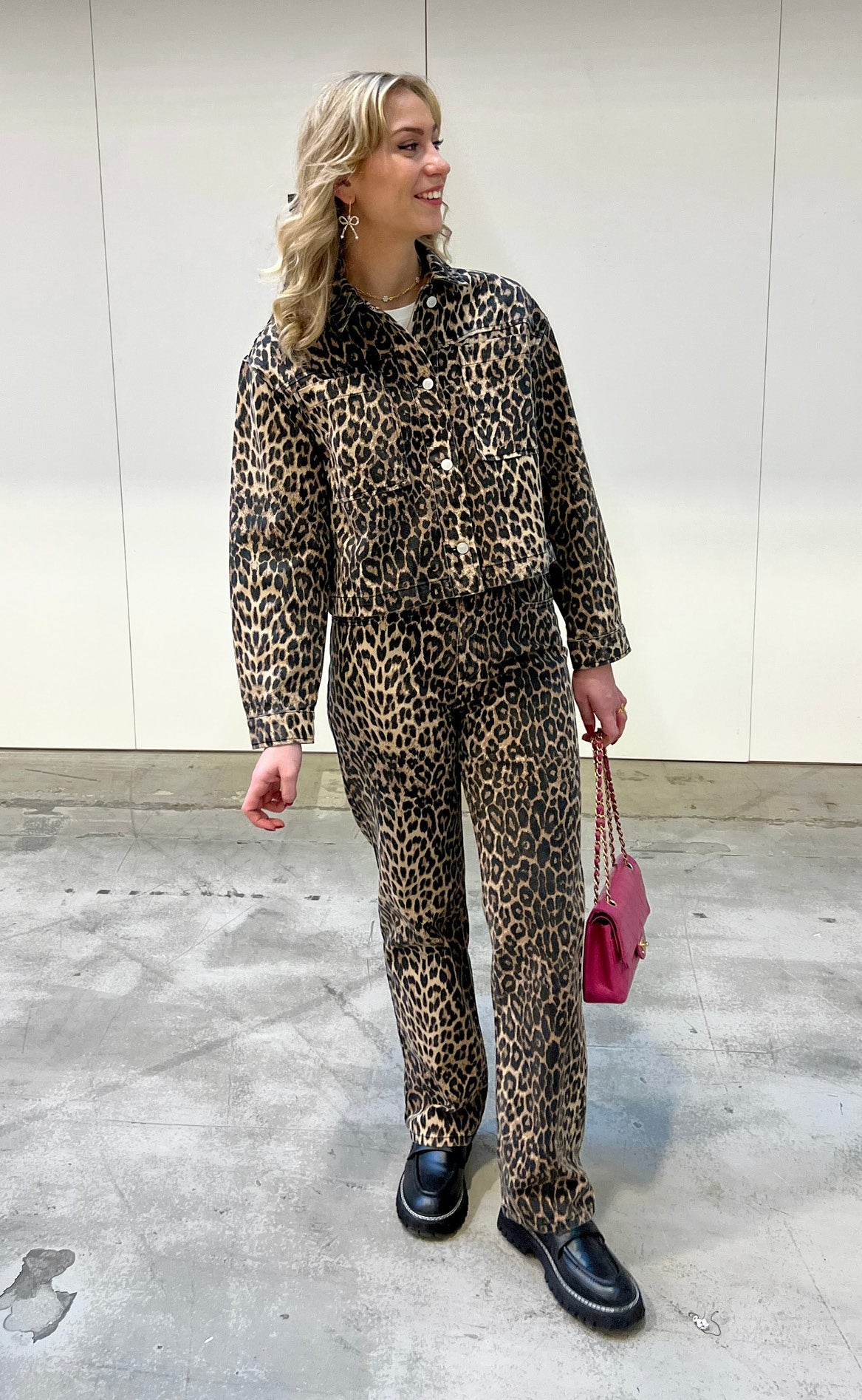 Neo Noir Jakke - Emilia - Leopard