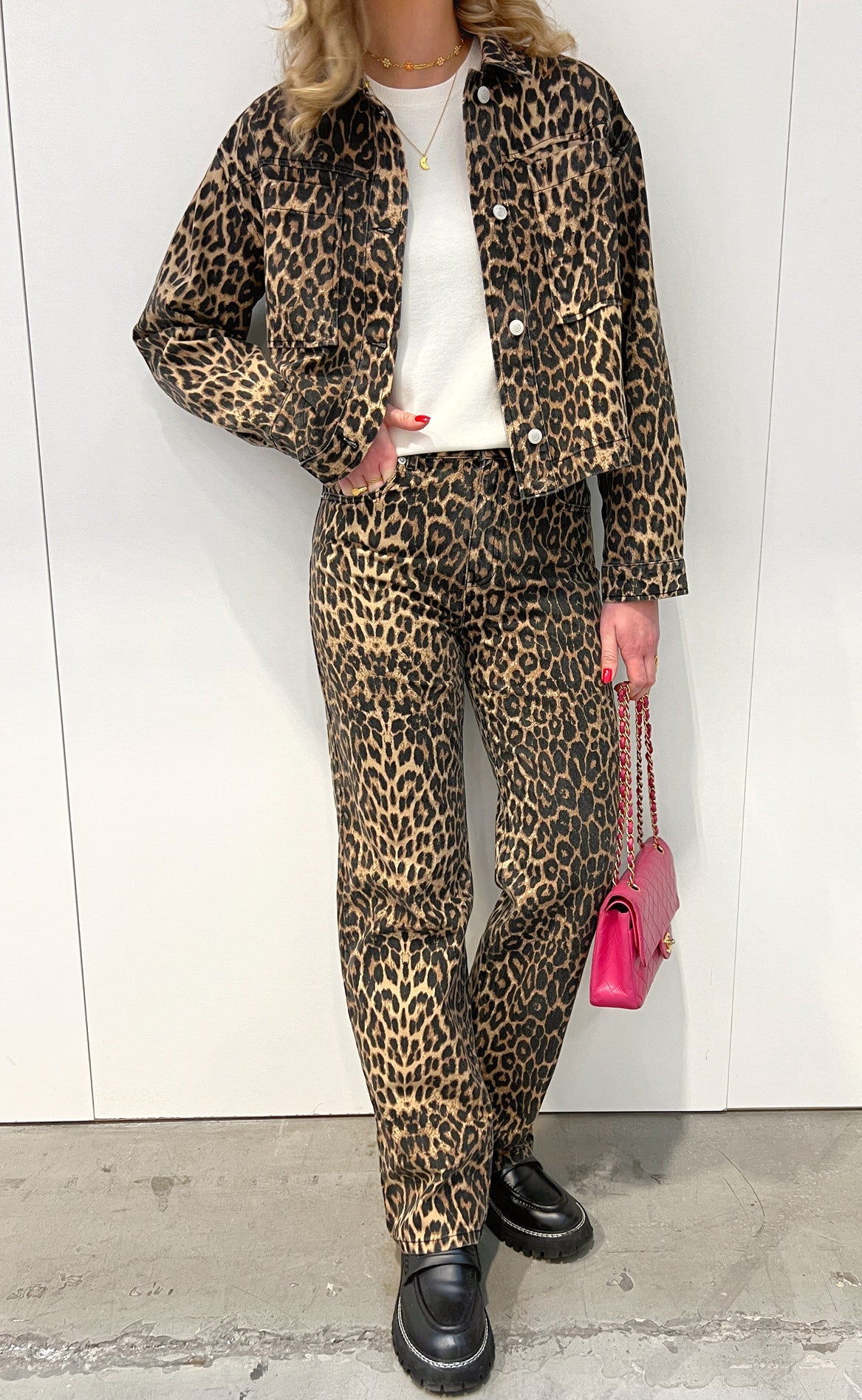 Neo Noir Jakke - Emilia - Leopard