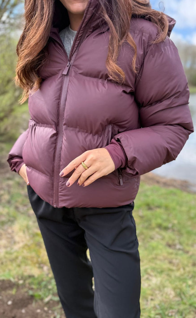 Neo Noir Jakke - Fox Puffer - Bordeaux