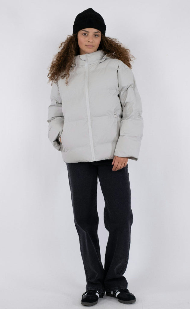 Neo Noir Jakke - Fox Puffer - Ivory