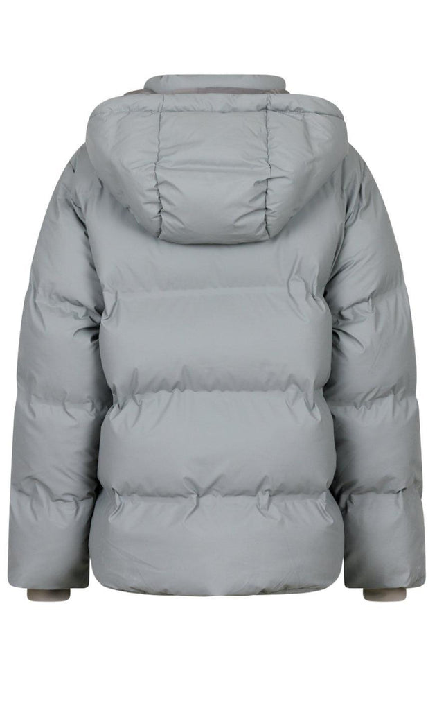 Neo Noir Jakke - Fox Puffer - Light Grey