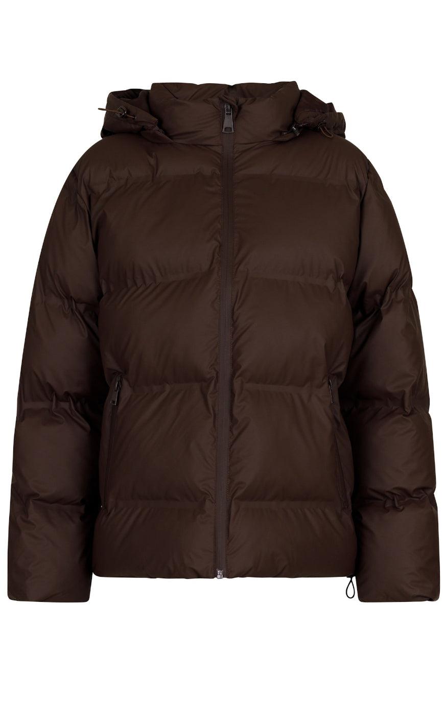 Neo Noir Jakke - Fox Puffer - Mocca